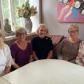 ØNSKER FLERE MED: De har skrevet historie disse fem som var med å stifte Malvik sanitetsforening. Fra venstre: Randi Hansen, Anne Mari Wang, Turid Janne Dahl, Anne Sølberg Ellingsen og Grete Thobroe. Foto: Privat