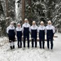 Disse skal forsøke å sikre Norge tre OL-plasser til helga. Fra venstre: Elise Hjelset Andersen (Tromsø Randoneeklubb), Ida Waldal (Hommelvik IL), Trym Dalset Lødøen (Haugen IL), Hans-Inge Klette (Viljar IL), Erik Kårvatn (Trollheimen Fjellsportsklubb) og Sander Engdahl (Torvikbukt IL). Foto: Norges Skiforbund
