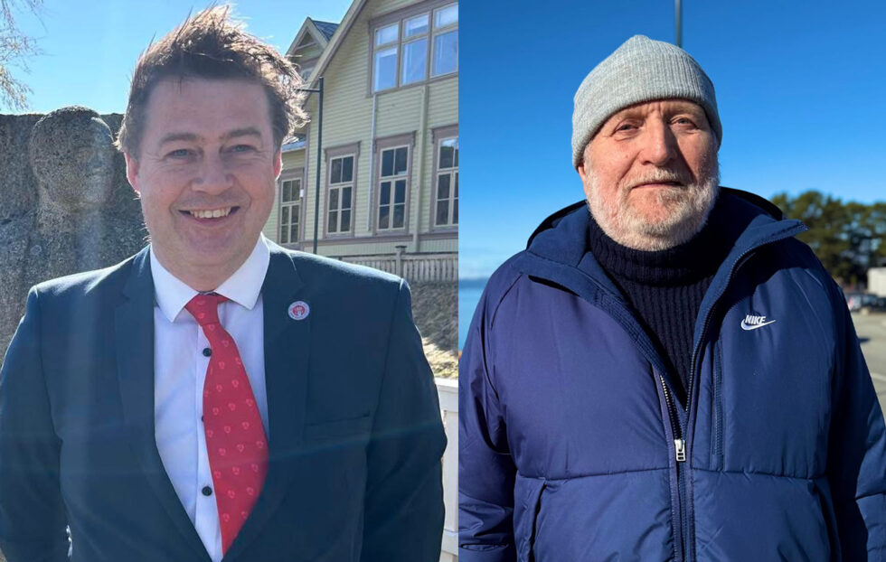 Trond Hoseth (t.v.) og Terje Talsnes, Malvik Arbeiderparti. Foto: Privat