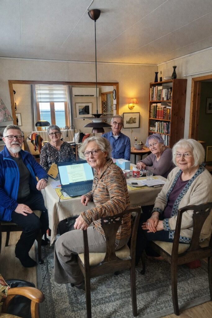 Fra venstre: Terje B .Granmo, Ann Elise Lutdal, Eli Lysø, Terje Krogset, Lise Anna Øwre, Solveig Dahl. Foto: Privat