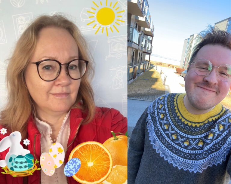 May Britt Kjelsaas og Jo Arne Fosmo er dagens to navn i Påskepraten. Foto: Privat