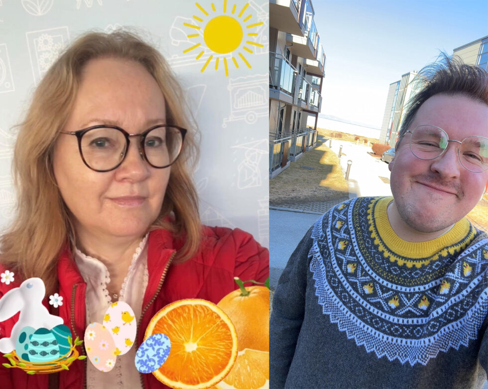 May Britt Kjelsaas og Jo Arne Fosmo er dagens to navn i Påskepraten. Foto: Privat
